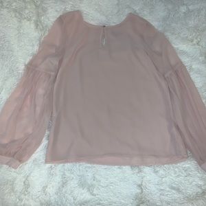 Blush pink Express blouse